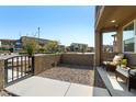 Outdoor patio with furniture that has views of the neighborhood at 1255 N Arizona Ave # 1331, Chandler, AZ 85225