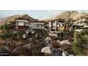 Contemporary home with stone exterior, infinity pool, and mountain views at 7256 N 40Th St # 6, Paradise Valley, AZ 85253