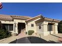 Front view of the house with walkway and landscaping at 14226 W Via Montoya --, Sun City West, AZ 85375