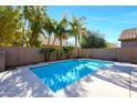 Inviting rectangular swimming pool in a backyard setting at 3501 E Apricot Ln, Gilbert, AZ 85298