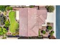 House with a large backyard and kidney shaped lawn at 11050 E Ravenna Ave, Mesa, AZ 85212
