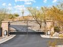 Private gated entrance to community at 15609 E Palatial Estates Dr, Fountain Hills, AZ 85268