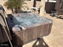 Relaxing hot tub on a paved patio at 31016 N 42Nd Way, Cave Creek, AZ 85331