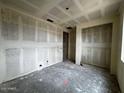 Unfinished room showcasing the framework and drywall, offering a blank canvas for personalization at 32693 N Newby Dr, San Tan Valley, AZ 85143