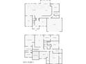 Detailed floor plan showcasing the layout of the home's two floors at 5344 E Catalina Ave, Mesa, AZ 85206