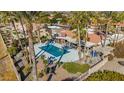 Large rectangular pool with surrounding patio at 19127 E Wiki Way, Rio Verde, AZ 85263