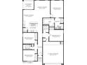 Detailed floorplan of a single-Gathering home with labeled rooms, including bedrooms, kitchen, great room, and garage at 28242 N Nealite Dr, San Tan Valley, AZ 85143