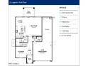 First floor plan showcasing an open layout with 3 car garage at 24216 W Agora Ln Ln, Buckeye, AZ 85326