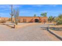 View of the front of a ranch style home at 888 W Vah Ki Inn Rd, Coolidge, AZ 85128