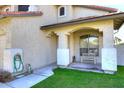 Front porch with white bench and a window at 19520 N 65Th Ave, Glendale, AZ 85308