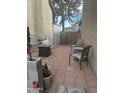 Backyard patio with brick pavers and cozy seating area at 5131 W Fairview St, Chandler, AZ 85226