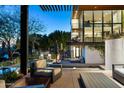 Relaxing patio area with views of the pool and home at 5419 E Valle Vista Rd, Phoenix, AZ 85018