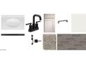 Modern bathroom vanity, faucet, and hardware finishes at 4509 S 95Th Dr, Tolleson, AZ 85353