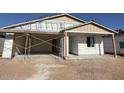 New construction with scaffolding and protective wrap, awaiting exterior finishing at 4509 S 95Th Dr, Tolleson, AZ 85353