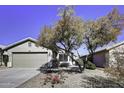 One-story house with a two-car garage, mature tree, and well-maintained landscaping at 2234 E 37Th Ave, Apache Junction, AZ 85119