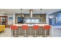 Beautiful kitchen with modern cabinets, stainless appliances, and island with seating at 5674 N 12Th St, Phoenix, AZ 85014