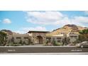 Attractive desert home with stone entryway, modern design, mature landscaping, and mountain views at 6602 N 40Th St, Paradise Valley, AZ 85253