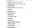Real estate search filters showing criteria like price, location (Laveen, Phoenix), bedrooms (4+), bathrooms (2+) at 6109 S 30Th Dr, Phoenix, AZ 85041