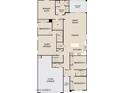 Detailed floor plan illustrating the layout with primary suite, bedrooms, great room, and kitchen areas at 15744 W Beryl Ave, Waddell, AZ 85355