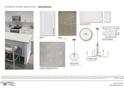 Interior finish selections feature white cabinets, quartz countertop, and tile backsplash at 20306 N 225Th Dr, Surprise, AZ 85387