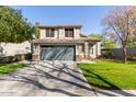 Charming two-story home featuring an attached two-car garage and well-manicured lawn at 3708 E Bruce Ave, Gilbert, AZ 85234