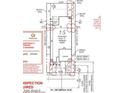 Detailed lot plan showing the home's placement, dimensions, and landscaping details at 17566 W Georgia Ave, Litchfield Park, AZ 85340