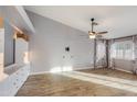 Spacious living room with bright windows and modern finishes at 9001 W Lone Cactus Dr, Peoria, AZ 85382