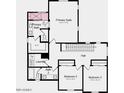 Second floor plan featuring primary suite, bedrooms, bathrooms, closets, and laundry room at 3755 N 99Th Dr, Avondale, AZ 85392