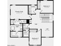 Second-floor layout includes a primary suite, two additional bedrooms, a loft, and a conveniently located laundry room at 3809 N 99Th Dr, Avondale, AZ 85392