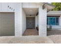 Close-up of the front entrance highlighting the doorway and brick accents at 4612 S Dorsey Ln, Tempe, AZ 85282