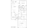 Detailed floorplan showcasing the layout of this inviting residence including the covered patio and two-bay garage at 15579 W Williams St, Goodyear, AZ 85338