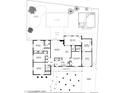 Detailed floor plan showcasing the layout of the home, including bedrooms, bathrooms, and living spaces at 1215 E Cambridge Ave, Phoenix, AZ 85006