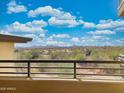 Balcony view overlooking desert landscape and mountain views beyond at 17850 N 68Th St # 2160, Phoenix, AZ 85054