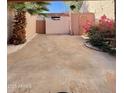 Spacious backyard with potential for customization, featuring a large concrete area and privacy fencing at 2140 E Rosarita Dr, Tempe, AZ 85281