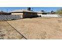 The image captures the outdoor space of a backyard area at 2201 N 35Th Dr, Phoenix, AZ 85009