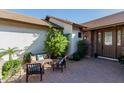 Inviting brick patio featuring outdoor seating, perfect for enjoying the outdoors at 4217 E Edgemont Ave, Phoenix, AZ 85008