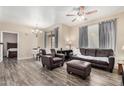 Cozy living room featuring modern furnishings and stylish décor, perfect for relaxing and entertaining at 5303 N 7Th St # 114, Phoenix, AZ 85014