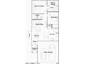 Floor Plan showcasing the layout of the 2-bedroom, 2-bath home with connected living spaces at 25121 N 174Th Ln, Surprise, AZ 85387