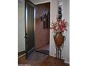 Inviting entryway featuring an ornamental plant and a view into the home's well-lit interior at , Gilbert, AZ 85234