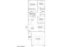 Detailed floor plan showcasing the layout of a three-bedroom home with a 2-car garage and patio at 11942 E Primrose Ln, Florence, AZ 85132