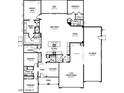 Detailed floor plan showcasing a large great room, RV garage, and open-concept kitchen at 18370 W Najavo St, Goodyear, AZ 85338