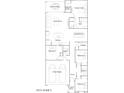 Detailed floor plan showcasing the layout of the home, including bedrooms, bathrooms, and living areas at 3255 E Baler Dr, San Tan Valley, AZ 85140