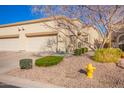 Charming home with a three-car garage and mature desert landscaping for an inviting curb appeal at 6730 E Hermosa Vista Dr # 73, Mesa, AZ 85215