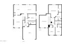 Detailed floor plan showcasing the layout of this home including bedrooms, bathrooms, and living spaces at 846 W Straford Ave, Gilbert, AZ 85233