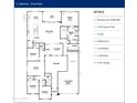 Martina First Floor floorplan featuring 4 bedrooms, 2.5 bathrooms, and 3-car tandem garage at 44717 N 44Th Dr, Phoenix, AZ 85087