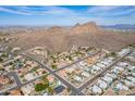 Panoramic aerial view of the neighborhood, showing mountain views in the background at 1219 E Seminole Dr, Phoenix, AZ 85022