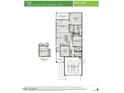 Beacon Hill floor plan featuring two bedrooms, a flex room, and a two-car garage at 14598 W Wood Dr, Surprise, AZ 85379