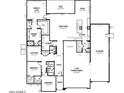 Detailed floor plan showcasing the layout of the home at 18364 W Navajo St, Goodyear, AZ 85338