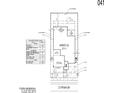 Detailed site plan showing the layout of the house, driveway, and property lines at 18148 E Tiffany Dr, Queen Creek, AZ 85142