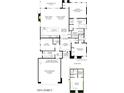 Detailed floor plan showcasing the layout, dimensions, and spatial arrangement of a modern home with a 2-car garage at 14445 N Valencia Dr, Fountain Hills, AZ 85268